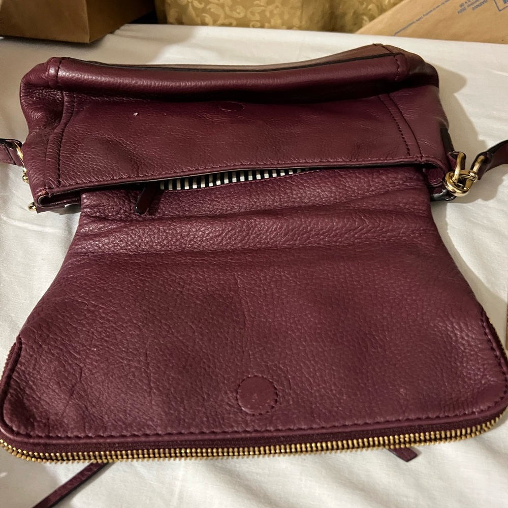 Kate Spade Plum Leather Shoulder Bag - Picture 3 of 5